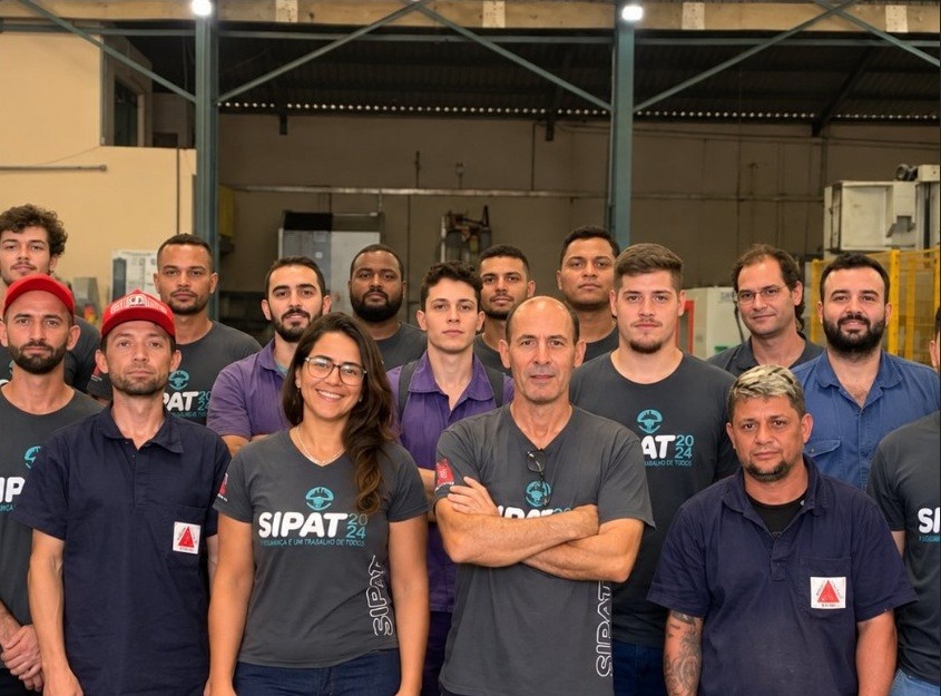 Equipe da Metalúrgica Soares